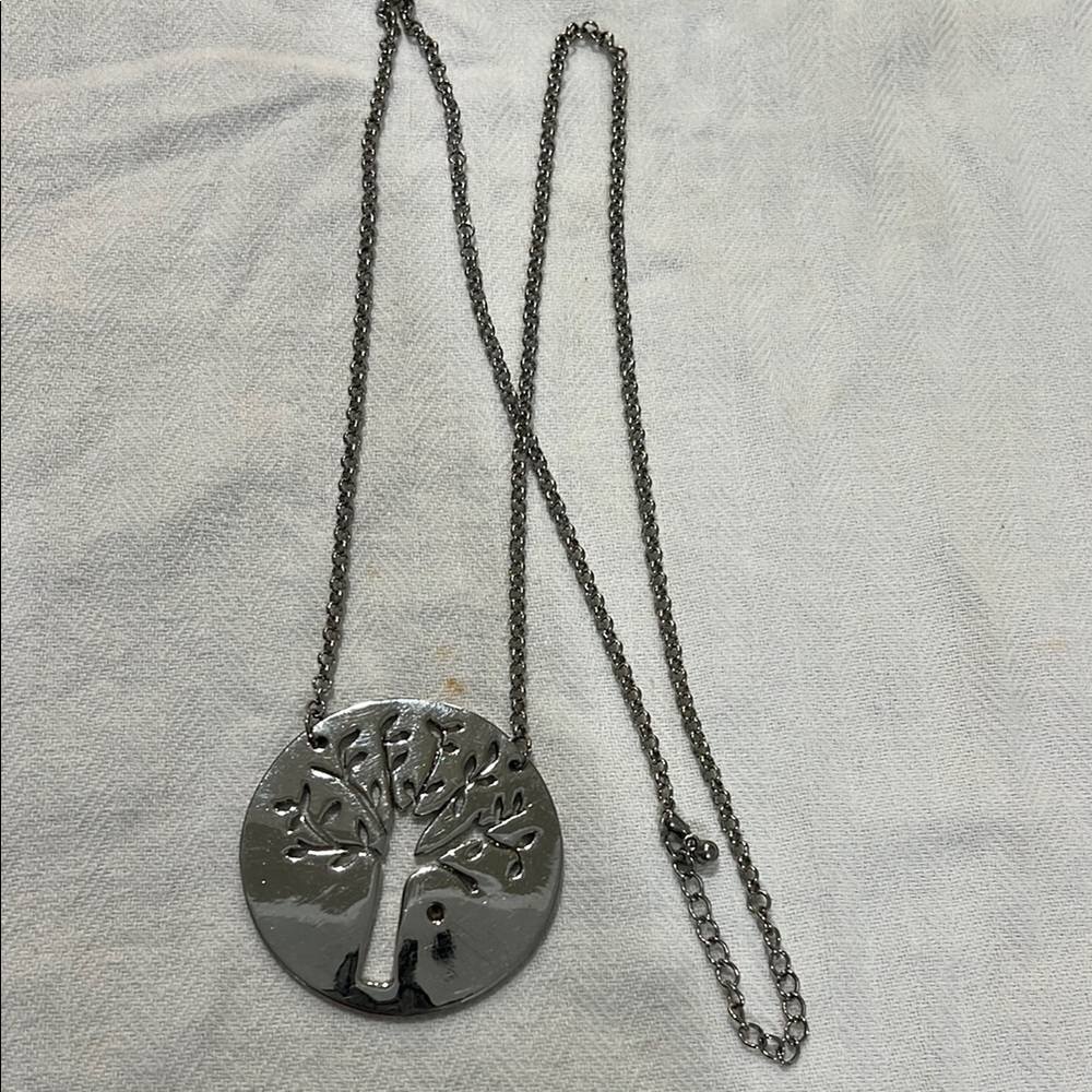 Silver Tree of Life Pendant Necklace - Picture 2 of 6